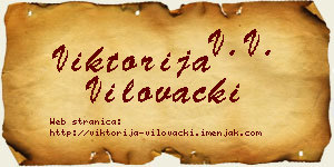 Viktorija Vilovački vizit kartica